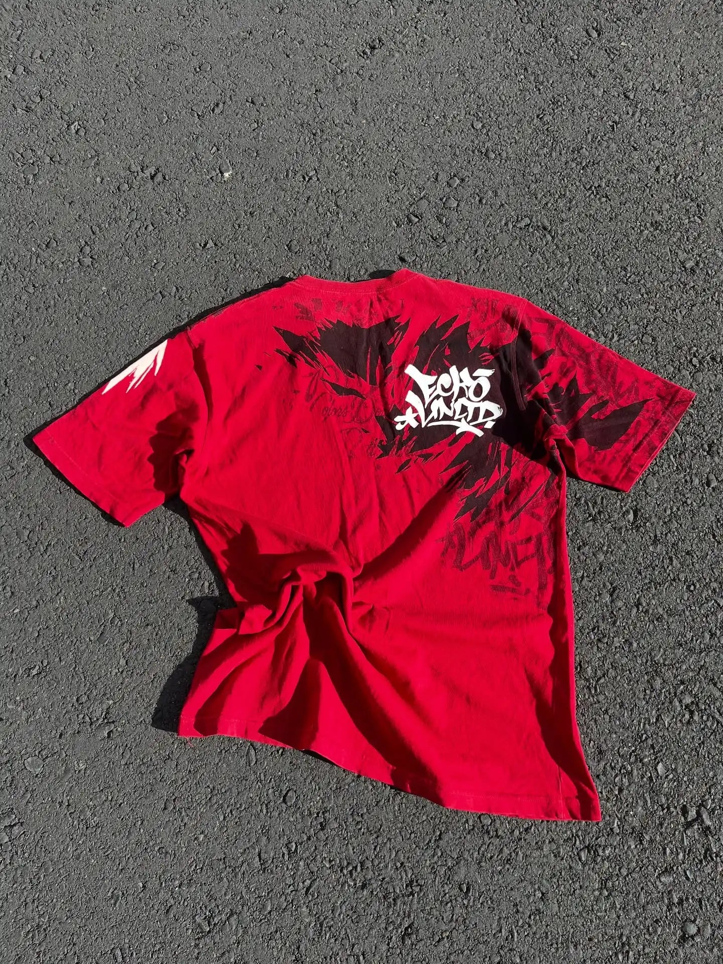 Red Y2K Vintage Oversized T-Shirt for Men Women Unisex Couple Streetwear Casual Cotton Tee Graphic Print Loose Fit Summer Top